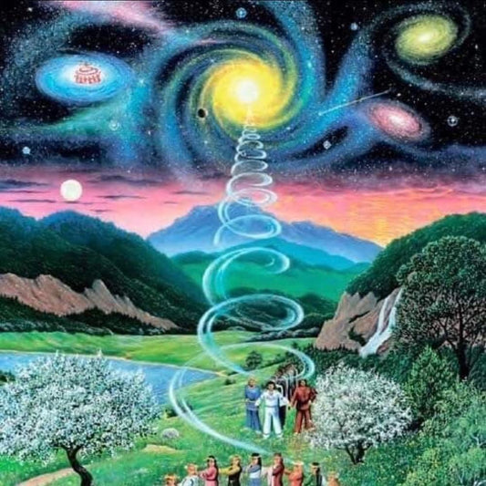 As the universe continues to unravel, unfurl, or fray away.