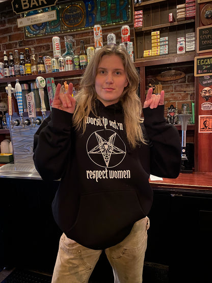 Respect women hoodie.