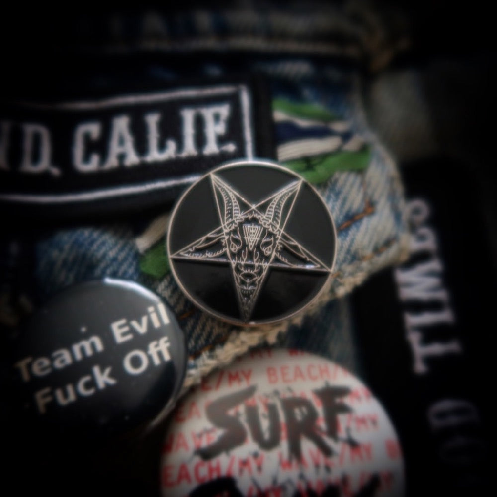 AHTBM KVLT/Sigil of Baphomet pin.