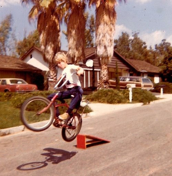joe kid jumping his bike on ramp